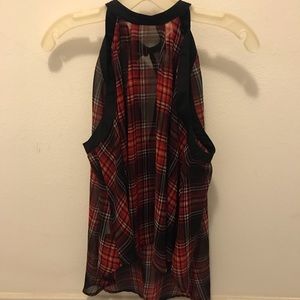 BCBG sheer tank